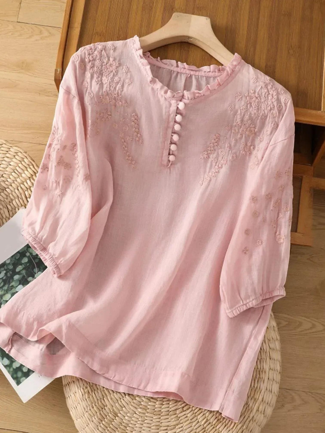 Floral Blouse-Valenta Fashion